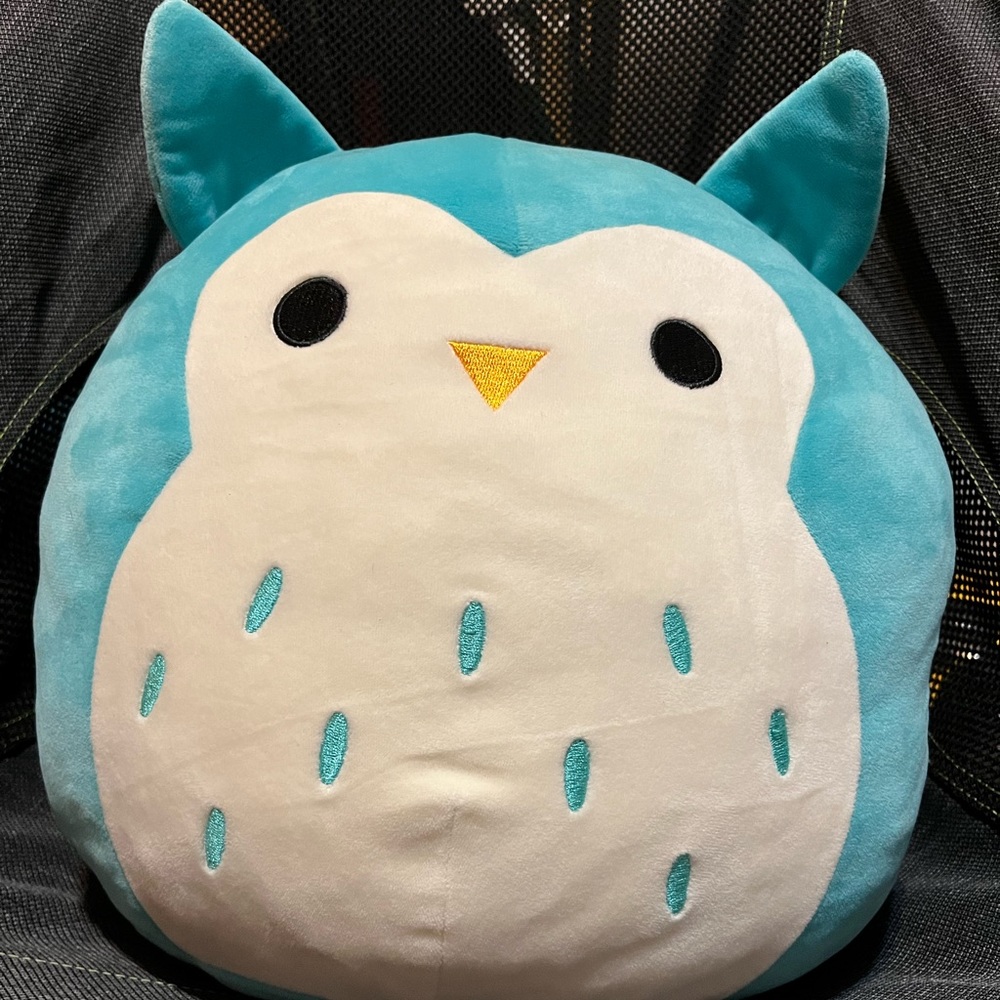Winston 24in Owl Squishmallow well cared for